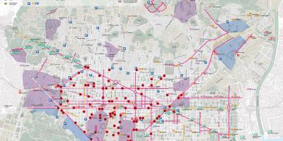 خريطة برشلونة الدراجة 