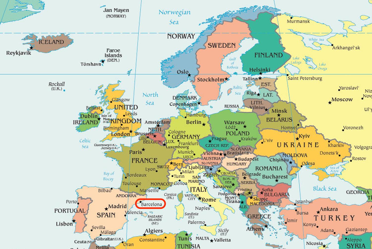 اوروبا خارطة مجموعة خرائط