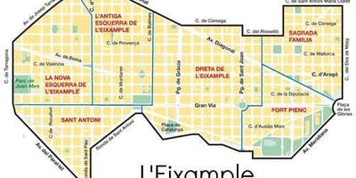 خريطة برشلونة برشلونة
