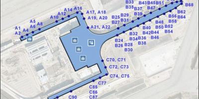 Bcn airport terminal 1 خريطة