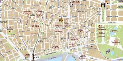 خريطة برشلونة البلدة القديمة
