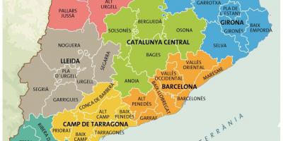 اعرض الخريطة كاتالونيا برشلونة